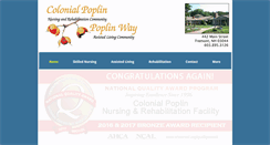 Desktop Screenshot of colonialpoplin.com